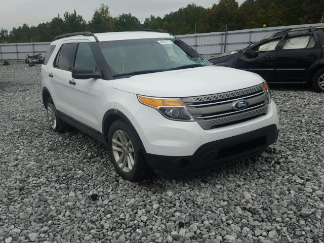 1FM5K7B88FGB07384 - 2015 FORD EXPLORER WHITE photo 1