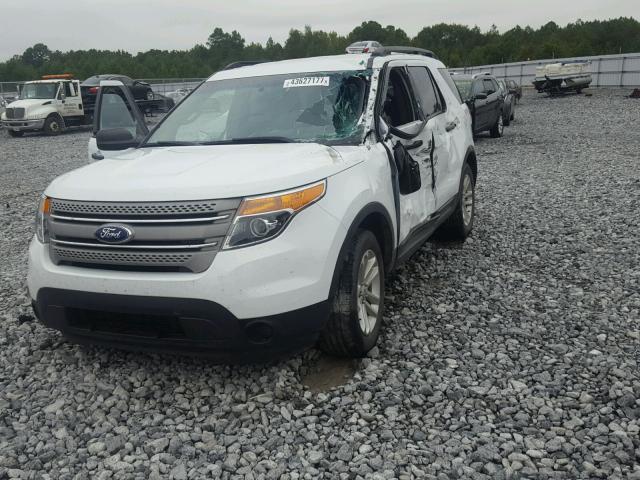 1FM5K7B88FGB07384 - 2015 FORD EXPLORER WHITE photo 2