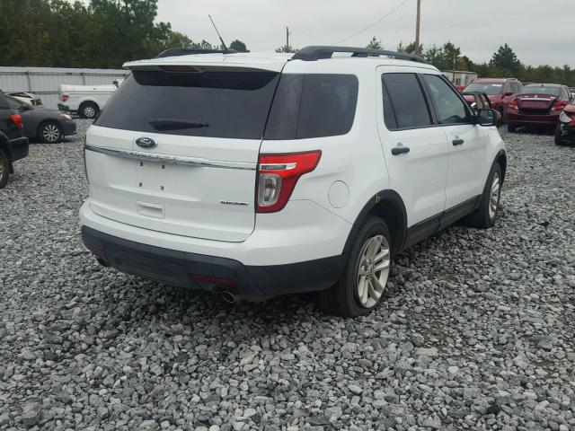 1FM5K7B88FGB07384 - 2015 FORD EXPLORER WHITE photo 4