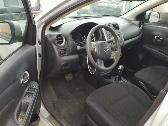 3N1CN7AP0CL934964 - 2012 NISSAN VERSA SILVER photo 9