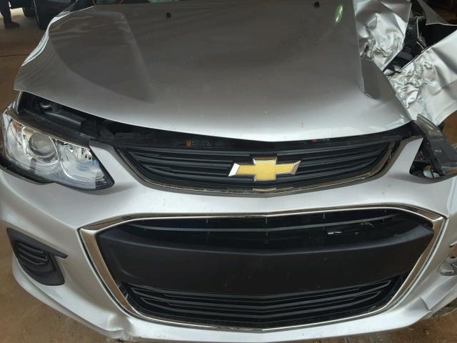 1G1JB5SH3H4152057 - 2017 CHEVROLET SONIC LS 银色 照片 7