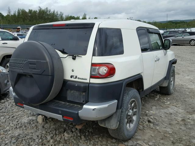 JTEBU4BF3DK173670 - 2013 TOYOTA FJ CRUISER WHITE photo 4