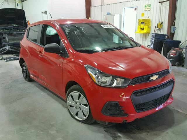 KL8CB6SA0GC613544 - 2016 CHEVROLET SPARK LS RED photo 1