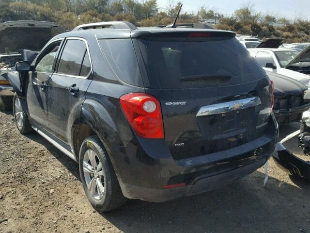 2GNFLFEKXE6346478 - 2014 CHEVROLET EQUINOX LT BLACK photo 3