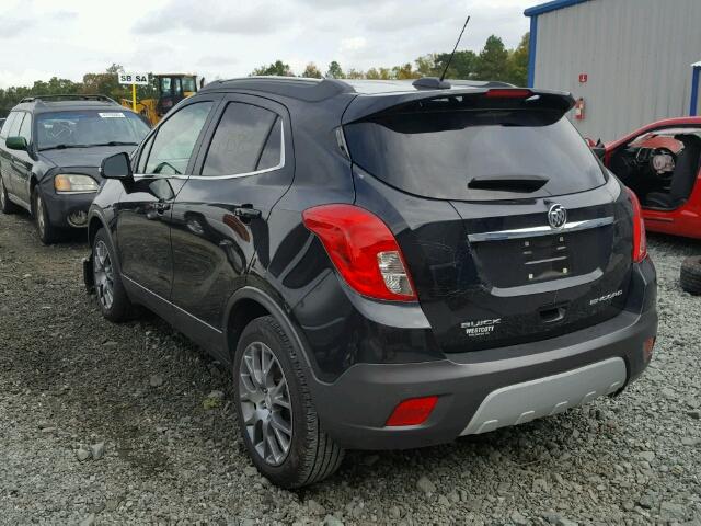 KL4CJ1SMXGB718728 - 2016 BUICK ENCORE SPO BLACK photo 3