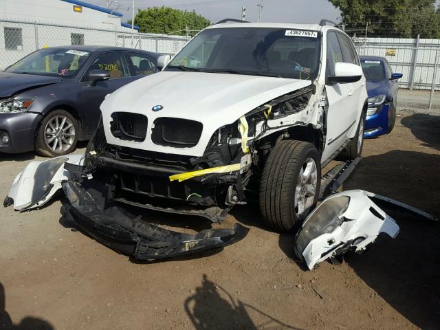 5UXFE43508L033650 - 2008 BMW X5 3.0I WHITE photo 2