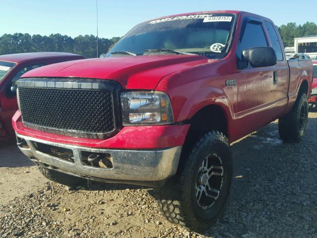 1FTNX21F5XEA78206 - 1999 FORD F250 SUPER RED photo 2