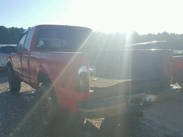 1FTNX21F5XEA78206 - 1999 FORD F250 SUPER RED photo 3