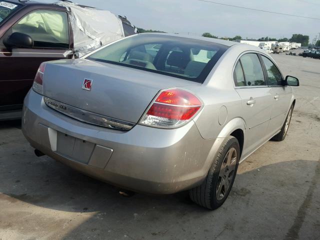 1G8ZS57NX7F178127 - 2007 SATURN AURA XE SILVER photo 4