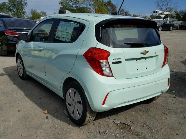 KL8CB6SA3HC780613 - 2017 CHEVROLET SPARK LS GREEN photo 3