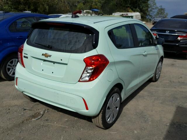 KL8CB6SA3HC780613 - 2017 CHEVROLET SPARK LS GREEN photo 4