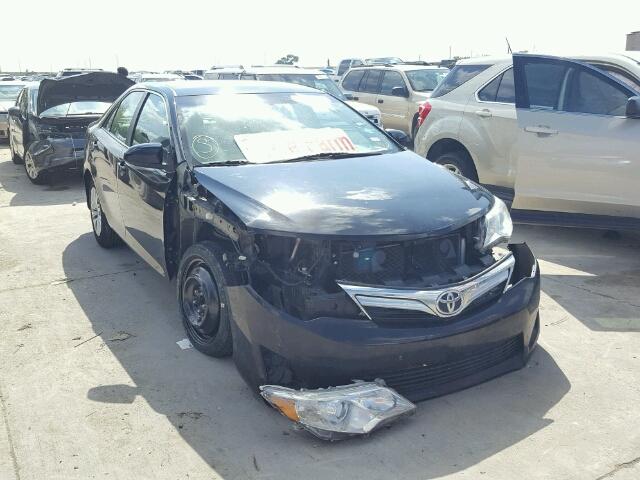 4T1BF1FK4CU125887 - 2012 TOYOTA CAMRY BASE BLACK photo 1