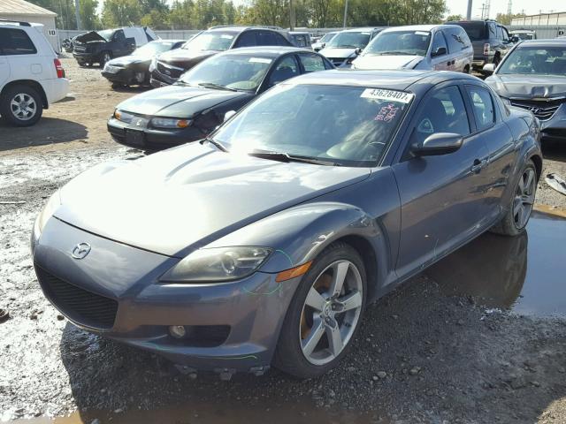 JM1FE173360206598 - 2006 MAZDA RX8 GRAY photo 2