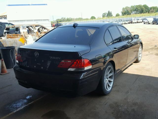 WBAHL83536DT06043 - 2006 BMW 750 I BLACK photo 4