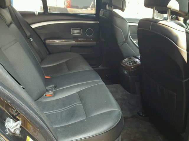 WBAHL83536DT06043 - 2006 BMW 750 I BLACK photo 6