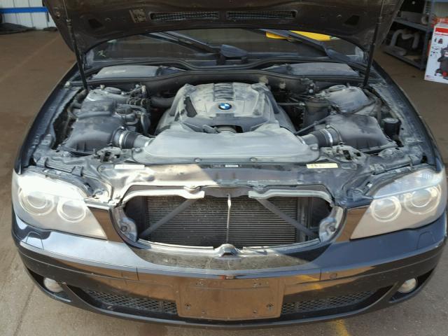 WBAHL83536DT06043 - 2006 BMW 750 I BLACK photo 7