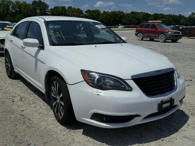 1C3CCBBG6DN720118 - 2013 CHRYSLER 200 TOURIN WHITE photo 1