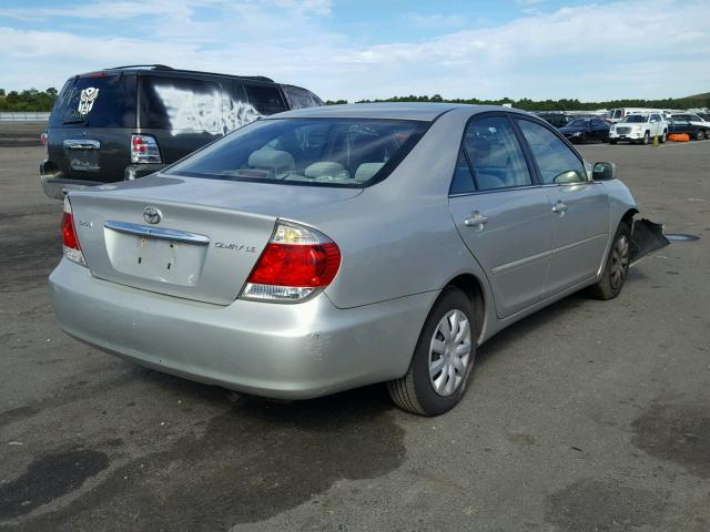 4T1BE32K85U010751 - 2005 TOYOTA CAMRY LE SILVER photo 4