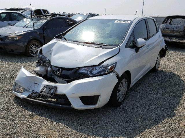 JHMGK5H54GS008704 - 2016 HONDA FIT LX WHITE photo 2