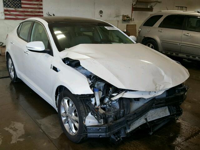 5XXGN4A75DG216787 - 2013 KIA OPTIMA EX WHITE photo 1