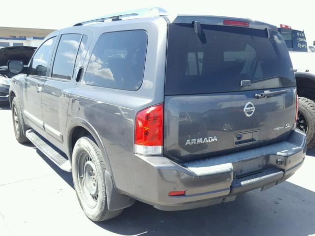 5N1BA0ND9BN615925 - 2011 NISSAN ARMADA SV CHARCOAL photo 3