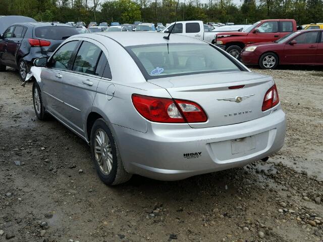 1C3LC56K77N644865 - 2007 CHRYSLER SEBRING SILVER photo 3