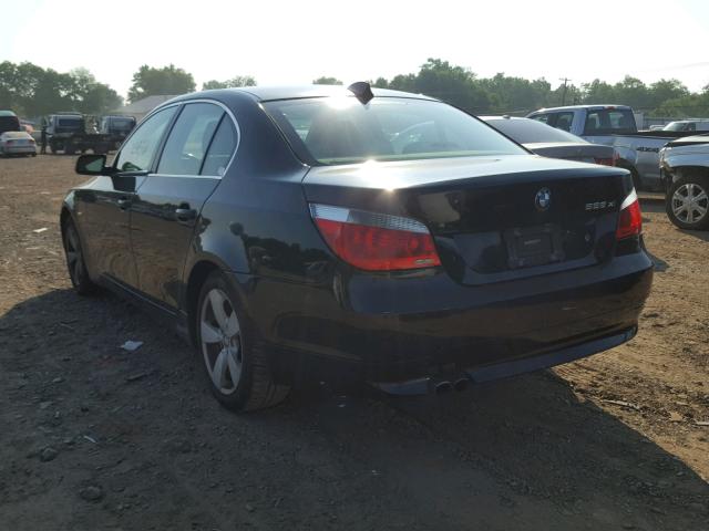 WBANF33566CS34175 - 2006 BMW 525 XI BLACK photo 3