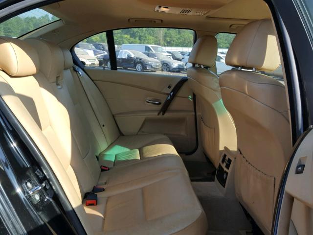 WBANF33566CS34175 - 2006 BMW 525 XI BLACK photo 6