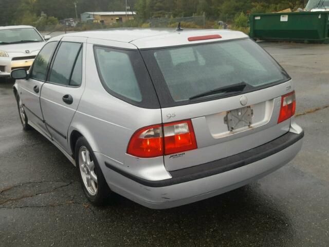 YS3ED59A353500509 - 2005 SAAB 9-5 SILVER photo 3