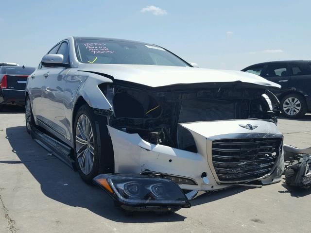 KMHGN4JE4JU238134 - 2018 GENESIS G80 BASE SILVER photo 1