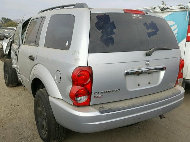 1D4HD48N55F598348 - 2005 DODGE DURANGO SL SILVER photo 3