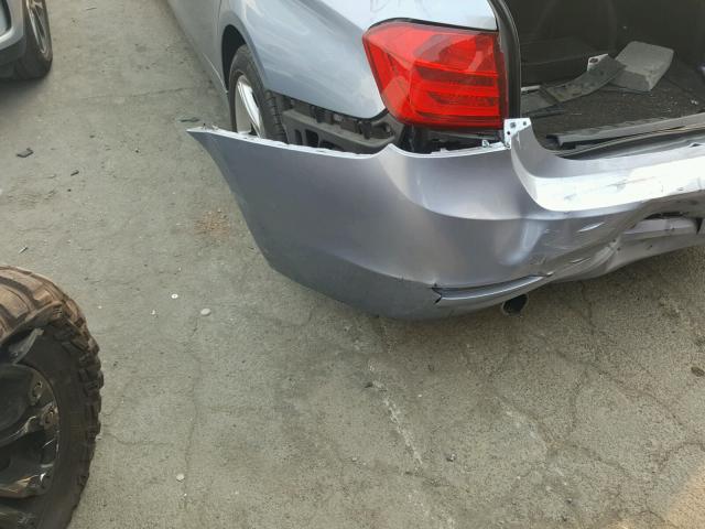 WBA3B1C53DK128812 - 2013 BMW 320 I SILVER photo 9