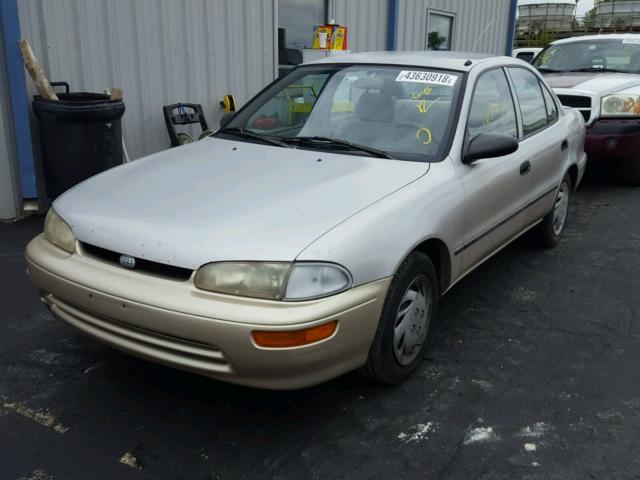 1Y1SK5262VZ423758 - 1997 GEO PRIZM/LSI SILVER photo 2