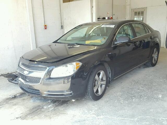 1G1ZC5EU1BF336000 - 2011 CHEVROLET MALIBU BLACK photo 2