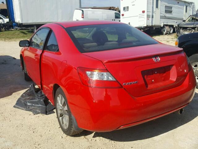 2HGFG1B85AH508896 - 2010 HONDA CIVIC EX წითელი ფოტო 3