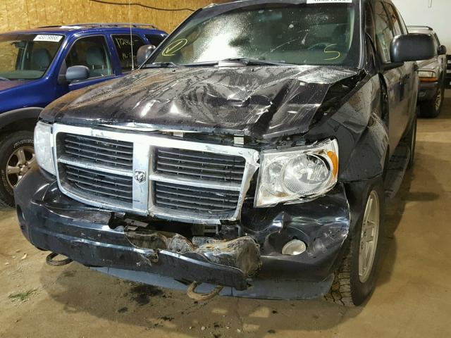 1D8HB38P29F718211 - 2009 DODGE DURANGO SE BLACK photo 9