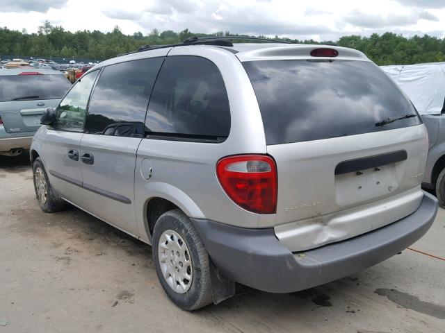 1C4GJ25342B711735 - 2002 CHRYSLER VOYAGER SILVER photo 3