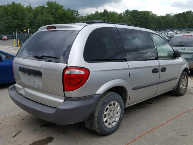 1C4GJ25342B711735 - 2002 CHRYSLER VOYAGER SILVER photo 4