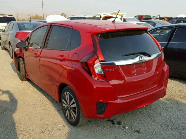 JHMGK5H76GX020549 - 2016 HONDA FIT EX RED photo 3