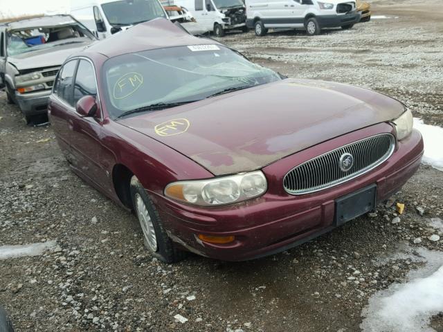 1G4HP54K714215209 - 2001 BUICK LESABRE CU BURGUNDY photo 1