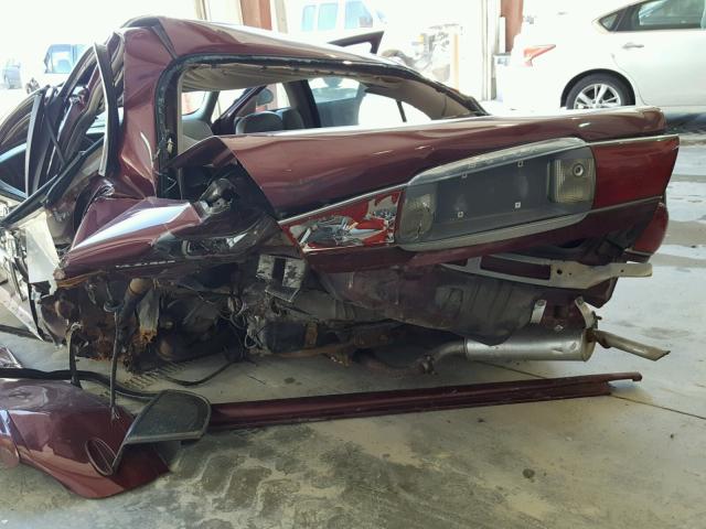 1G4HP54K714215209 - 2001 BUICK LESABRE CU BURGUNDY photo 10