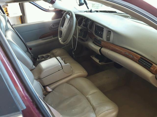 1G4HP54K714215209 - 2001 BUICK LESABRE CU BURGUNDY photo 5