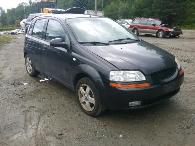 KL1TD66677B758861 - 2007 CHEVROLET AVEO BASE Սև լուսանկար 1