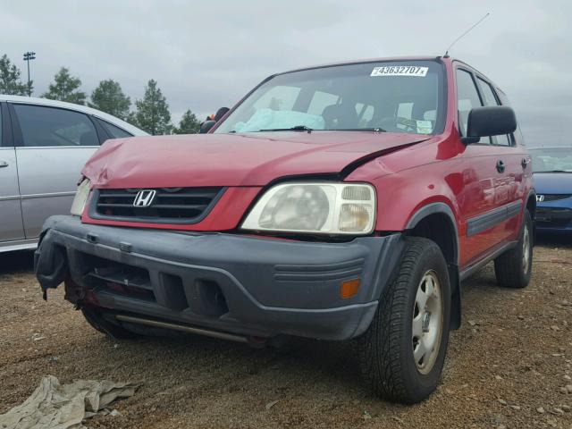 JHLRD284X1S016519 - 2001 HONDA CR-V LX RED photo 2