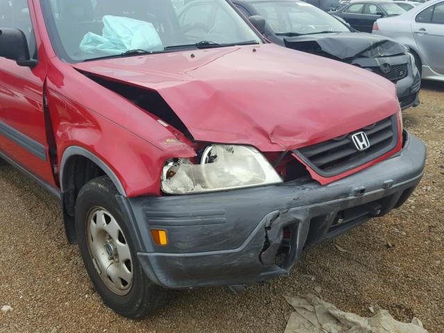 JHLRD284X1S016519 - 2001 HONDA CR-V LX RED photo 9