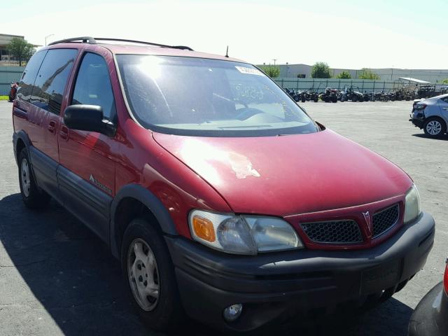 1GMDU23E81D289093 - 2001 PONTIAC MONTANA EC RED photo 1