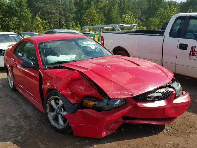 1FAFP40674F143053 - 2004 FORD MUSTANG RED photo 1