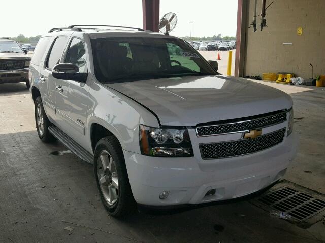 1GNSCBE07ER112793 - 2014 CHEVROLET TAHOE C150 WHITE photo 1