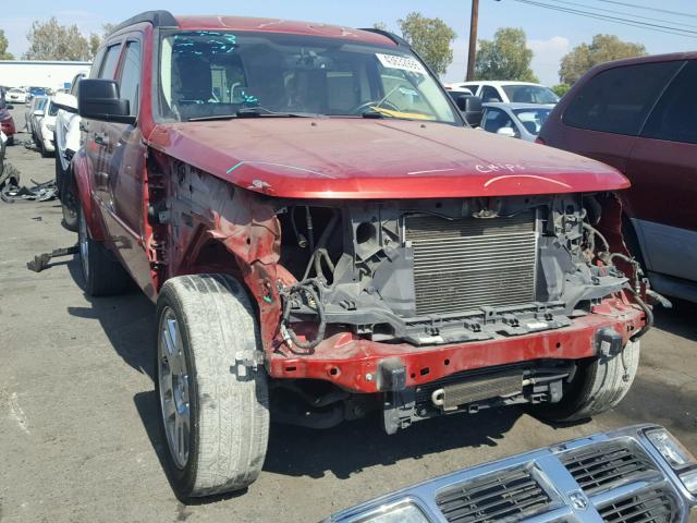 1D8GT58K77W689312 - 2007 DODGE NITRO SLT RED photo 1