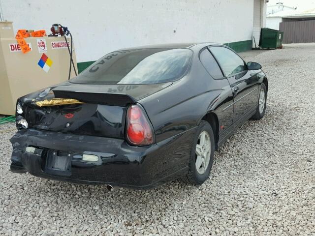 2G1WX12K449201768 - 2004 CHEVROLET MONTE CARL BLACK photo 4